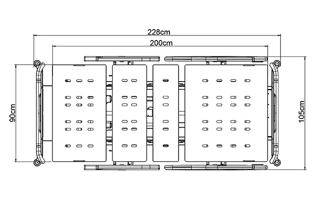 ΝΟΣΟΚΟΜΕΙΑΚΟ ΚΡΕΒΑΤΙ 3 ΛΕΙΤΟΥΡΓΙΩΝ - ΚΩΔΙΚΟΣ: JF-D39L - Image 4