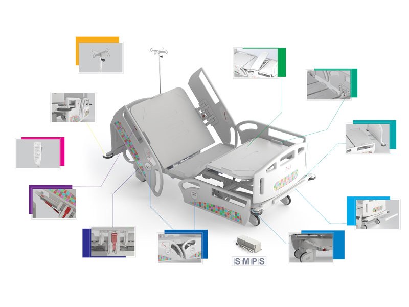 ΗΛΕΚΤΡΙΚΗ ΝΟΣΟΚΟΜΕΙΑΚΗ ΚΛΙΝΗ UNIQUE PLUS - Image 3